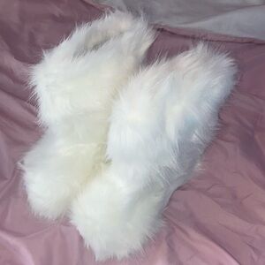 Furry boots